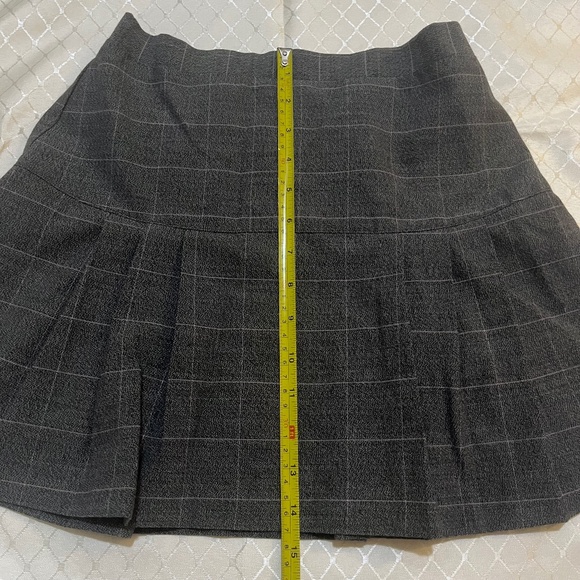 🛍️ 3 for $25 | V&X Grey Plaid Pleated Mini Skirt Tweed Academia Preppy Y2K Cute - Picture 4 of 7